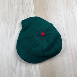 Boston Scally Co. Mens Green The Night Before 8-Panel Newsboy Hat Cap Size S